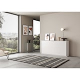 thumbnail of Itamoby Letto a scomparsa singolo orizzontale Kando con materasso Bianco Frassino