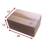 thumbnail of Lot de 50 Boîtes carton (N°26) format 260x170x120 mm