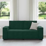 thumbnail of vidaXL 2-Sitzer-Sofa Dunkelgrün 180x78x84 cm Samt