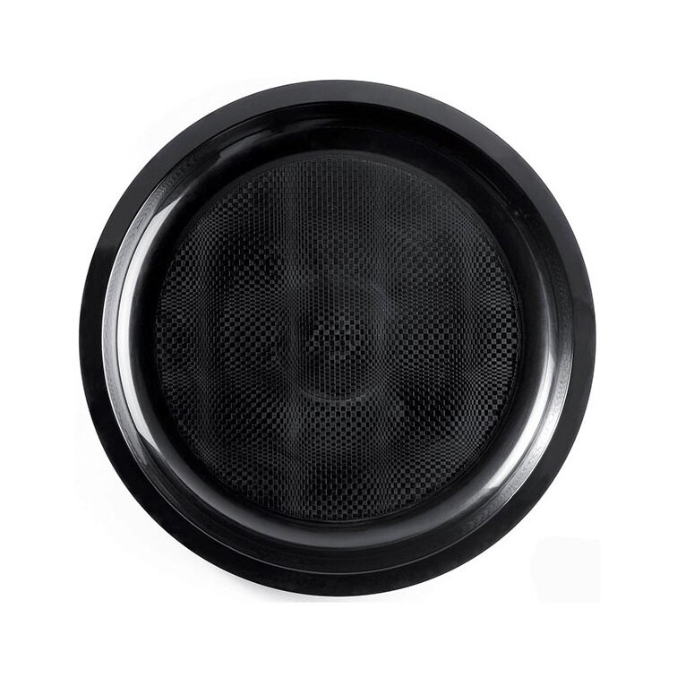 MONOUSO - Wiederverwendbare Robuste Teller Rund Schwarz "Round" Ø29cm (300 Stück)