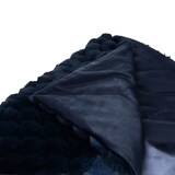 thumbnail of Plaid Diana marine 130x170 cm - Blau Rechteck Polyester Amadeus 130x2 cm