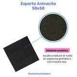 thumbnail of Loseta de carpete antracita báltica 50 x 50 cm 1 unidade - (0,25m²) / lar / escritório / comércio