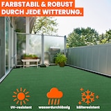 thumbnail of Rasenteppich 200 x 500 cm Grün mit Noppen Kunstrasen Teppich Balkon Terrasse Outdoor