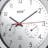 thumbnail of Mebus 19449 Wanduhr Digitale Wanduhr Rund Schwarz, Weiß