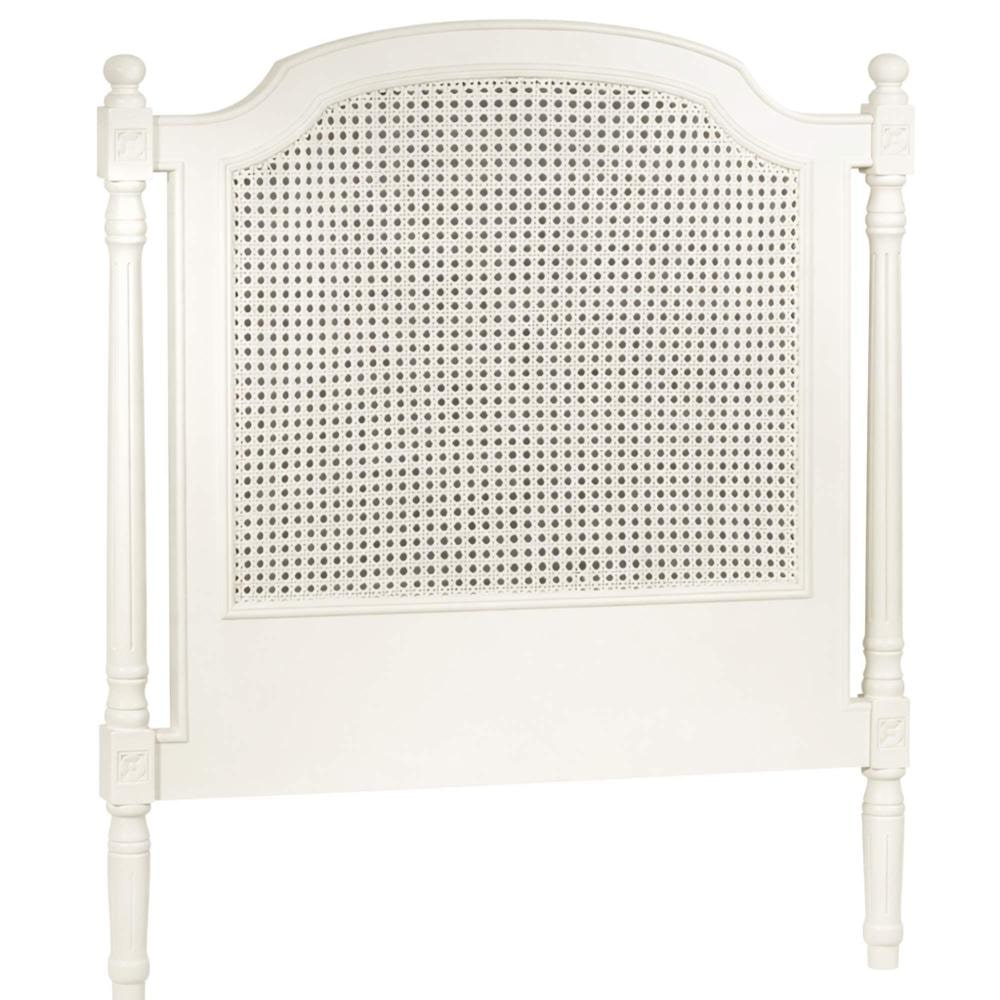 Tête de lit Helena 90 cm -  Blanc Autre Bois Amadeus 100x5 cm