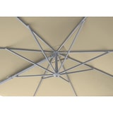 thumbnail of METRO PROFESSIONAL Guarda-sol suspenso quadrado, alumínio/aço, 3 x 3 m, repelente de água, bege/platina