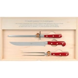 thumbnail of Coltellerie Berti - Il Trinciante completo - Set coltelli cucina forgiati - 14 pezzi - Manico in Plexiglass Rosso