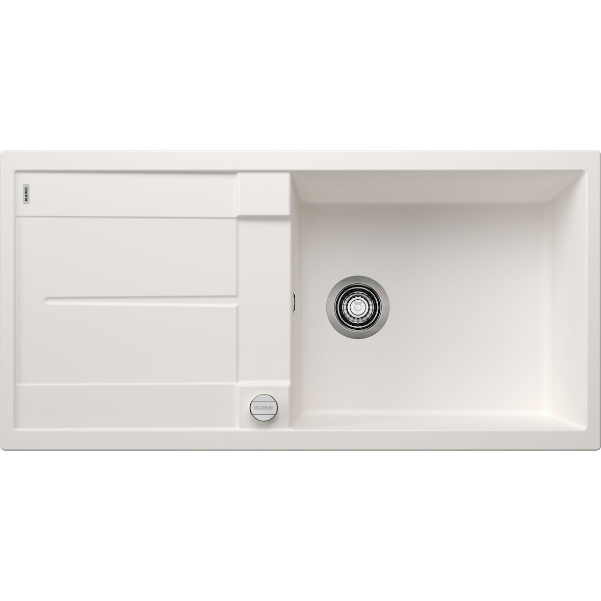 BLANCO METRA XL 6 S Einbauspüle / SILGRANIT / Weiß / reversibel / Excenter -