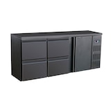 thumbnail of Gekühlte Rückwandbar mit 1 Tür und 4 Schubladen - 537 L -. CombiSteel