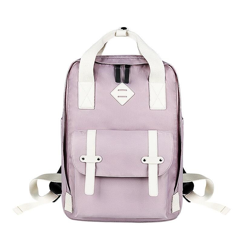 Sac À Dos Ordinateur Imperméable Multifonctionnel 13-15.6 Pouces Violet Clair Violet 2 YONIS