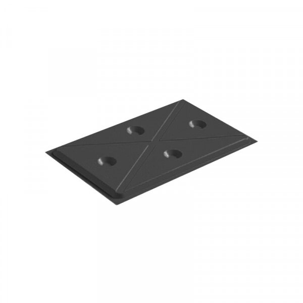 Rieber GN-Kühlpellet 1/1 Kunststoff, schwarz, für passives Kühlen