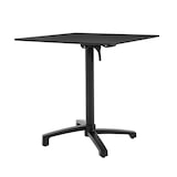 thumbnail of METRO PROFESSIONAL Gastro Klapptisch Massini, Alu, 70 x 70 cm, HPL Tischplatte, selbstnivellierende Tischfüße, schwarz