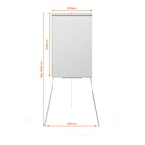 thumbnail of Pizarra caballete NOBO Classic Nano Clean™ trípode, blanco