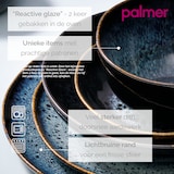 thumbnail of Palmer Bord Eccentric 28 cm Blauw Stoneware 2 stuks