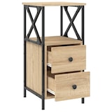 thumbnail of Table de chevet chêne sonoma 34x35,5x70 cm bois d'ingénierie – Modèle Ligne Pure