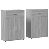 thumbnail of Helloshop26 - Buffet Sideboard Kommode Kleiderschrank Aufbewahrungsmöbel Organizer für Küche Wohnzimmer Lounge 2er-Set Sonoma 60 x 02_0036956
