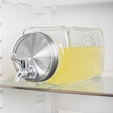 thumbnail of Kühlschrank-Getränkespender aus Glas, 3 L