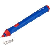 thumbnail of Elektrischer Radierer, inkl. 23 Ersatzradierer in 2 Größen, wechselbarer Einsatz, 2 Radierstärken.