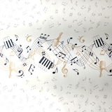 thumbnail of JUNOPAX Papiertischdecke Musik 50m x 1,15m, nass- und wischfest