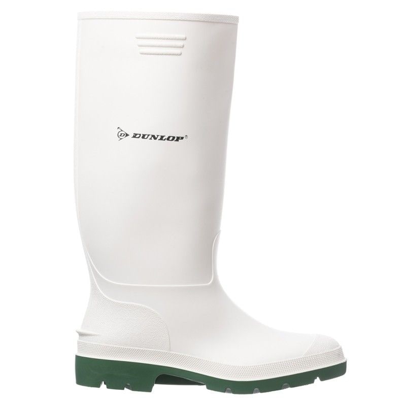 Bota de PVC branco Dunlop 42