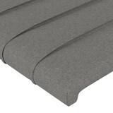 thumbnail of vidaXL LED Kopfteil Dunkelgrau 180x5x78/88 cm Stoff