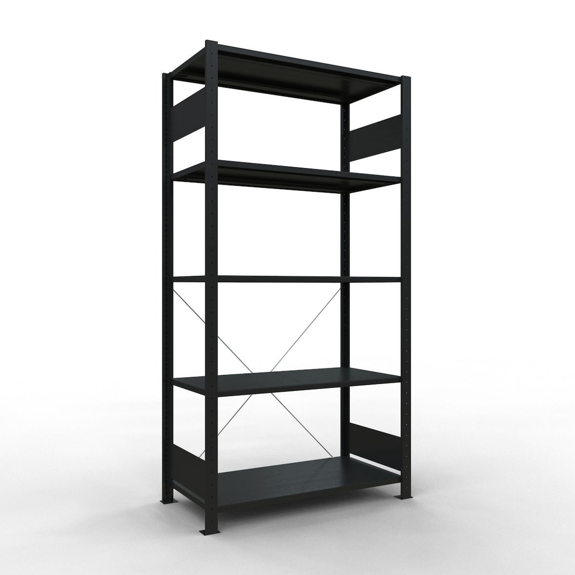 Regal MULTIplus150 32640-S 200x100x40cm schwarz