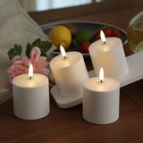 thumbnail of LED Kerzen Uyuni 4 Stück mit Ladestation/Fernbedienung aufladbar für Außen