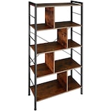 thumbnail of tectake Scaffale Charleston 75,5x30x155cm - industriale scuro - 404545