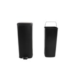 thumbnail of Tretmülleimer Abfallbehälter Mülleimer 20L Stahl schwarz matt Treteimer : Schwarz matt : 20 Liter