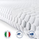 thumbnail of The White Stone Topper Viscoelastico Memory Foam H3 | Matratzenauflage | Topper mit abnehmbarem Bezug | Antibakterieller Matratzenschutz 85x200