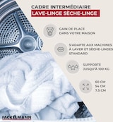 thumbnail of Fackelmann Schiebe-Waschtrockner-Verbindungssatz