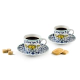 thumbnail of Excelsa Set mit 6 Espressotassen Mit Untertassen Amalfi Porzellan 6x5x6 cm Bunt