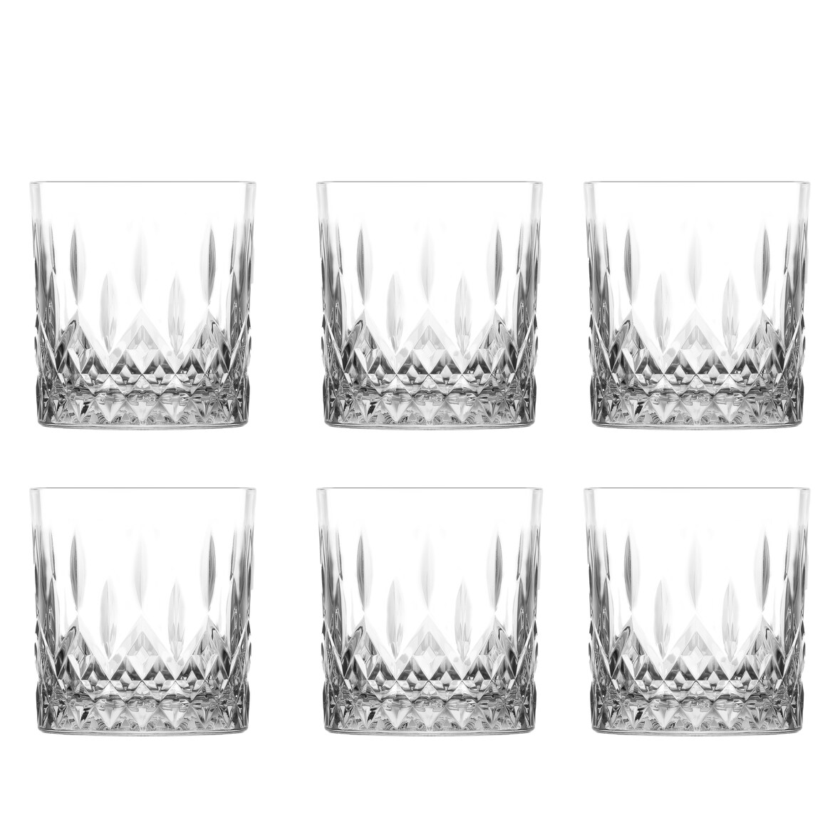 Mammoet Trinkglas Rose 33 cl Transparent 6 Stück