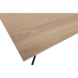 thumbnail of METRO PROFESSIONAL Inklapbare bistrotafel Aveiro, staal, houtprint, 120 x 70 cm, rechthoekig, naturel/zwart