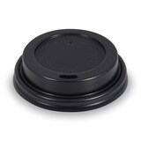 thumbnail of 200x Domdeckel schwarz für Pappbecher mit O 73mm