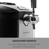 thumbnail of Beerkules Bierzapfanlage 5l Fässer Kompressor 120W Cooling: 4h Schwarz / Silber-Metallic