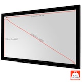 thumbnail of celexon basic Beamer-Rahmen-Leinwand mit Stecksystem für einfache Installation und schwarzem Velours überzogen - 3D und 4K - 200x113cm - 90" - 16:9
