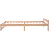 thumbnail of Merax Futonbett Holzbett Einzelbett 90x200 aus Kiefernholz mit Kopfteil & Lattenrost für Schlafzimmer Beige
