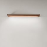 thumbnail of Slim - 24W LED-Wandleuchte, CCT 2700K-4000K, L.79,2 cm, Einstellbar, 1920 lm, IP20 - Perenz - Metallic Brown
