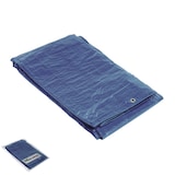 thumbnail of Lona Impermeable Reforzada 4x6 metros (Aproximadamente) Con Ojetes Metálicos, Lona de Protección Duradera, Color Azul.