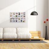 thumbnail of Relaxdays XXL Bilderrahmen Collagen für 24 Bilder in 10 x 15, Hoch- oder Querformat, Kunststoff, HxB 57 x 86 cm, weiß