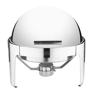 Chafing Dish, acero inoxidable, plateado, redondo, altura: 47 cm