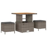 thumbnail of vidaXL Garten-Sofa-Set mit Kissen mit Speicher mit Kissen 8 pcs Grau