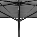 thumbnail of Helloshop26 - Halbschirm für Terrasse oder Balkon Polyester 300 cm grau 03_0001611