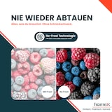 thumbnail of homeX Gefrierschrank No Frost, Tiefkühlschrank groß - 204 Liter, 4-Sterne Gefrieren, Super-Frost-Funktion, FSN2041E-S