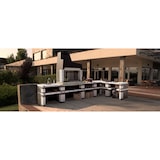 thumbnail of MF - Churrasqueira de Alvenaria Pré-Fabricada para Lenha e Carvão Modelo California Plus XL (Cinza Bege - 110 x 64 x 225 cm) REF: M00061 - Uso Externo