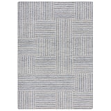 thumbnail of Teppich aus Wolle handgetuftet | Abstraktes Karomuster | Strapazierfähig & Naturfaser | Für Fußbodenheizung | 160x230cm