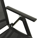 thumbnail of vidaXL Klappbare Gartenstühle 2 Stk. Textilene und Aluminium Schwarz