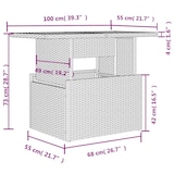 thumbnail of vidaXL 11-teiliges Gartensofa-Set mit Kissen, braun, Polyrattan