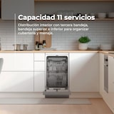 thumbnail of EVVO Lavavajillas D3YX Slim 45cm Libre Instalación 11 Cubiertos, 6 Programas, Panel Táctil, Inox